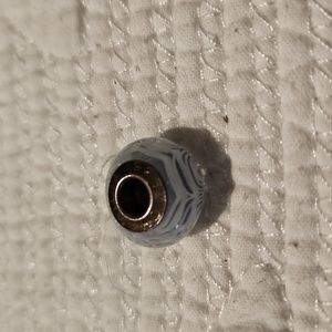 NEW Chamilia periwinkle lace glass bead for charm bracelet 925 silver